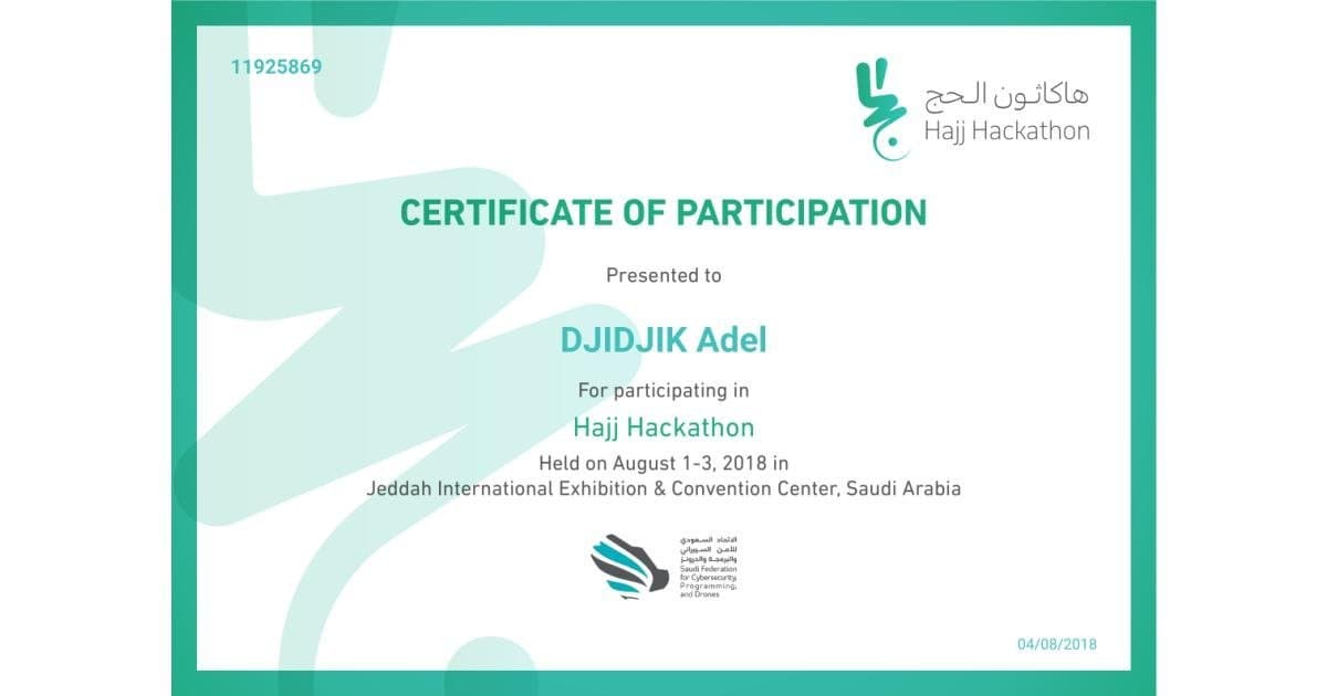 Hajj Hackathon